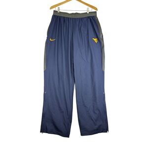 Nike West Virginia Mountaineers Dri-Fit Collegiate Track Pants Mens XL Mesh Line